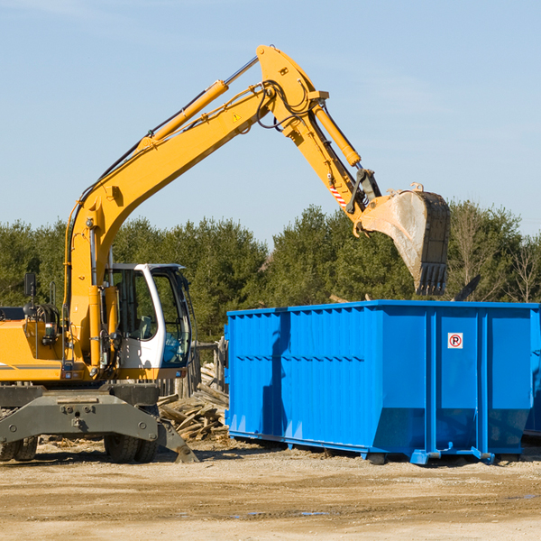 how does a residential dumpster rental service work in Benson